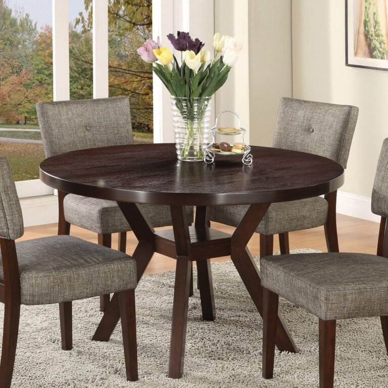 Drake Espresso Dining Table – Solid Wood Expandable Design