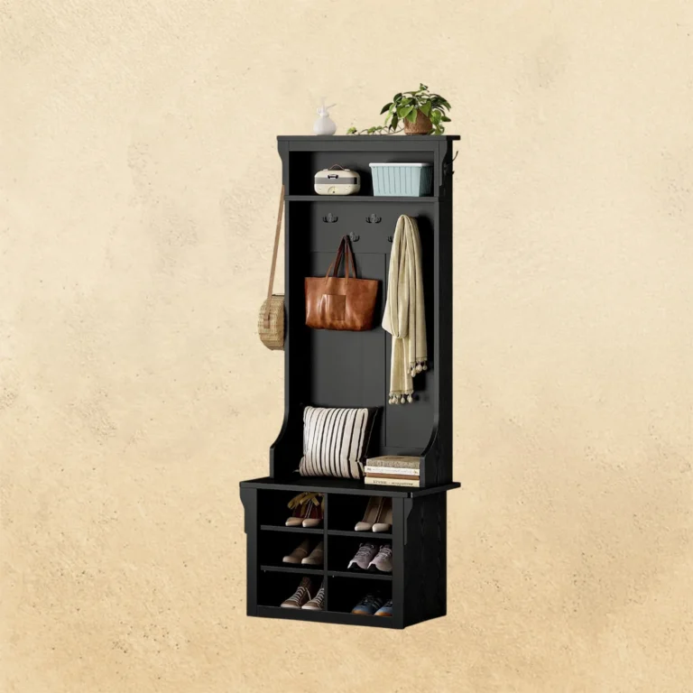 Kolen Hall Tree with Storage Bench & Coat Hooks