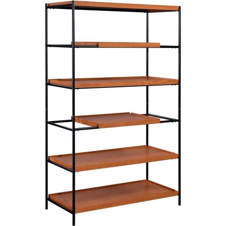 Oaken Bookshelf – Solid Wood 5-Tier Storage | Acme Furniture