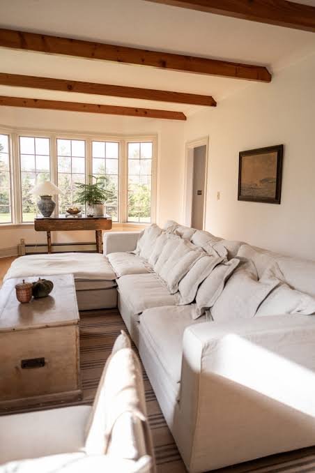 Ridgemont Sectional in Sand Linen
