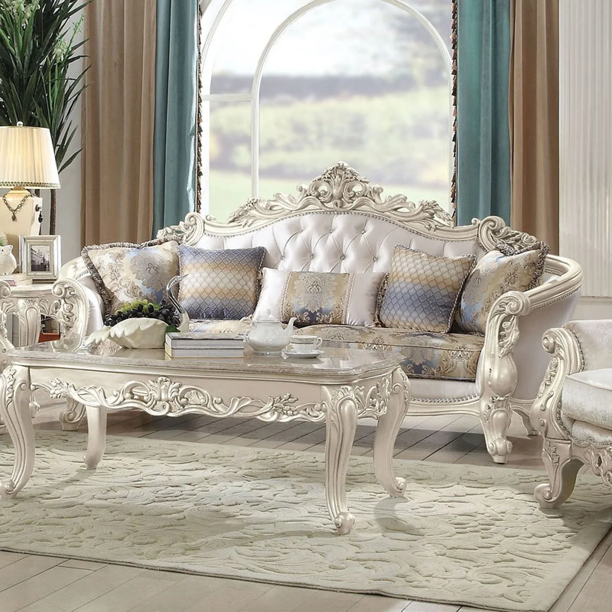 Acme Furniture editorial hero — Versailles bedroom collection