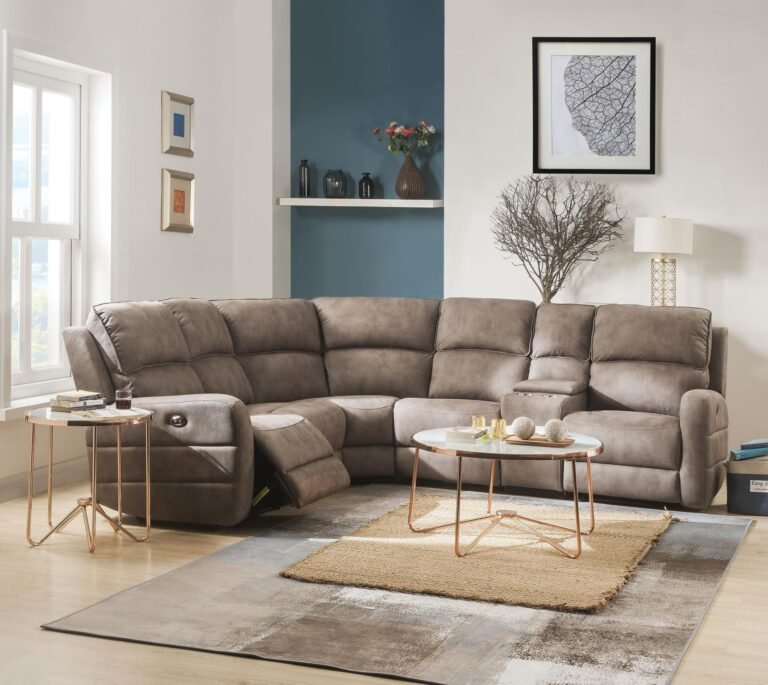 Olwen Sectional Sofa | Modern L-Shape Upholstered Seating